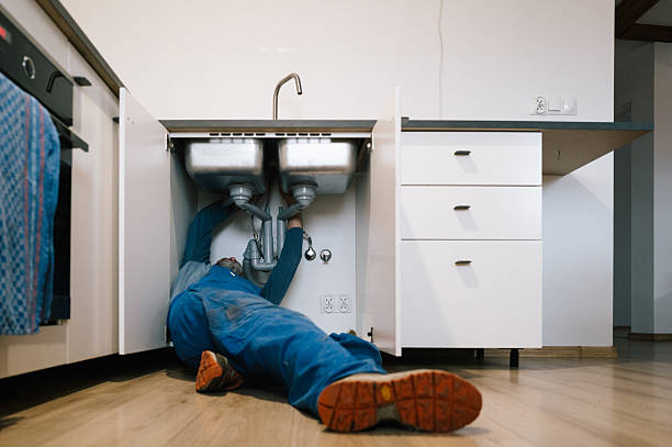 Professional Plumbing technician working in Goodview, MN